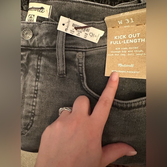Madewell| Kick Out Full-Length Jeans - Picture 4 of 4